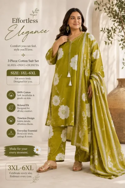 Printed Casual Straight 3P Suit