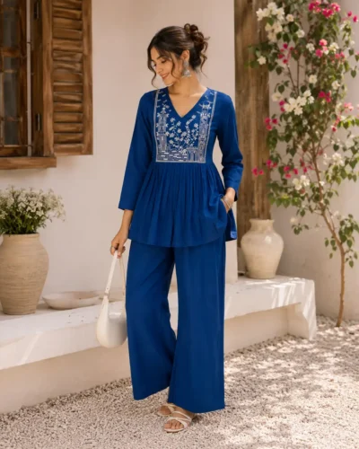 Embroid Co-Ords Set