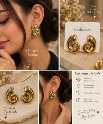 Anti Tarnish Earring-One