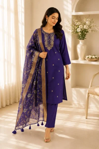 Round Neck PLN OCCS 3P Suit
