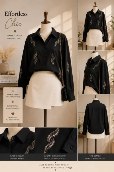 Embellished Regular Fit Shirt